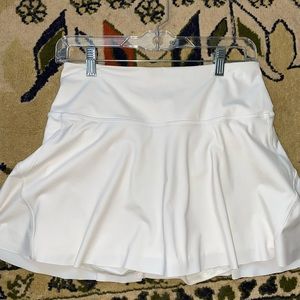 Athleta White Mini Skirt/ Skort size S